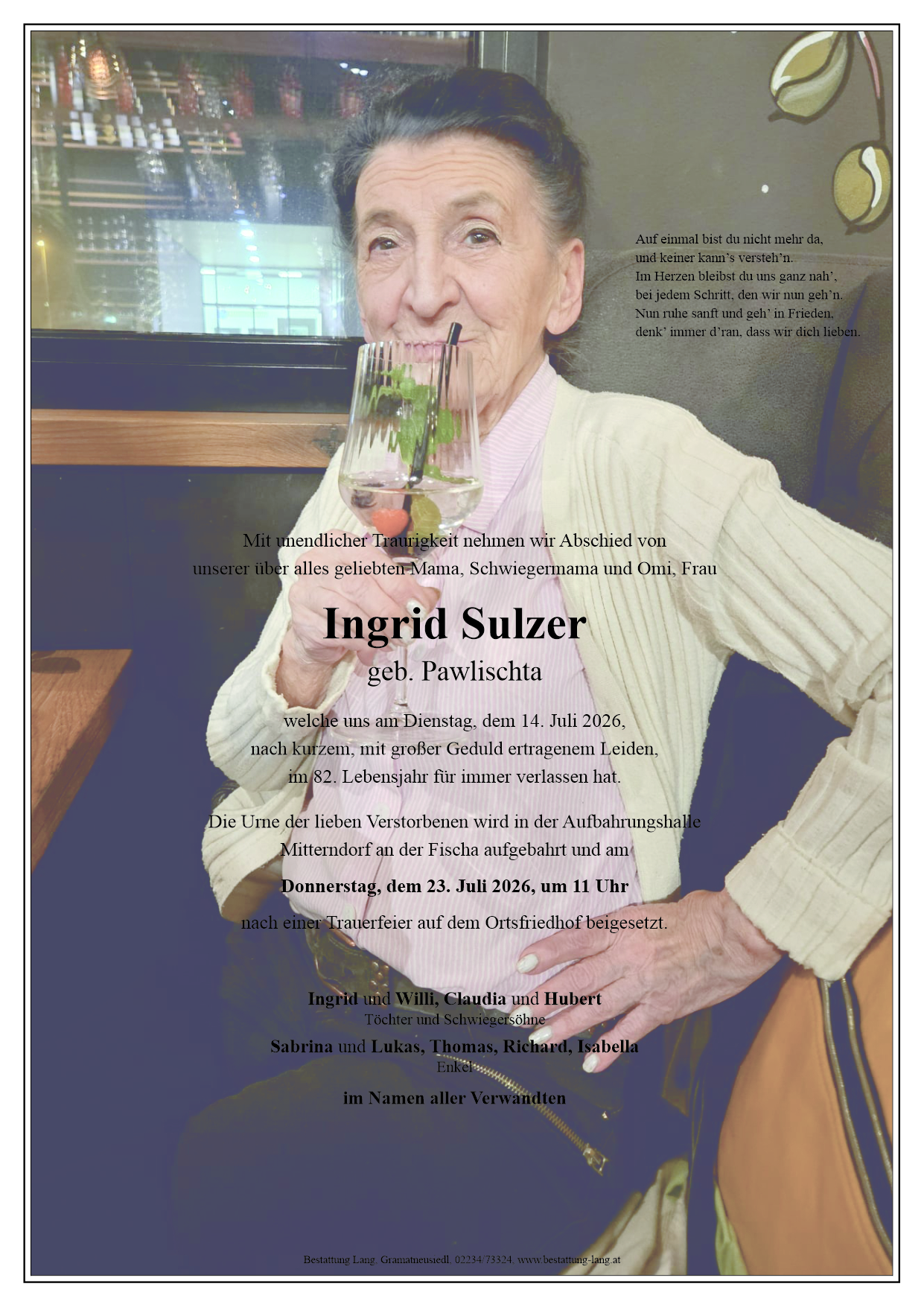 Ingrid Sulzer